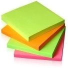 تصویر کاغذ یادداشت چسب دار 7_7(100برگ) sticky notes 7_7