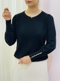 تصویر بلوز بافت شیک زنانه 