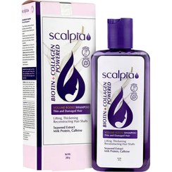 تصویر شامپو حجم دهنده مو بیوتین و کلاژن اسکالپیا Biotin And Collagen Volume Boost Shampoo Scalpia 