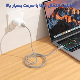 تصویر کابل شارژ USB به Type-c به طول 1 متر 3A از برند هوکو مدل Hoco X107 (100% اورجینال) 