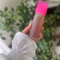 تصویر اپلیکاتور سرم تراپی و روغن تراپی - شونه بلند یاسی Serum therapy and oil therapy applicator