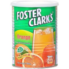 تصویر پودر شربت پرتقال فوستر کلارکس Foster Clark’s وزن 900 گرم 