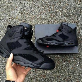 Full shop black jordans