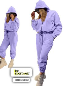 تصویر ست هودی شلوار گنگ زنانه کد 005 Womens hoody pants set code 005