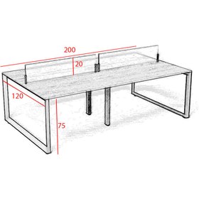 تصویر میز کارگروهی برایت Bright 
