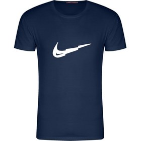 تصویر تی شرت ورزشی مردانه یقه گرد نایک کد AT104 