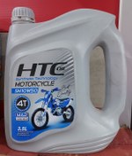 تصویر روغن موتور سیکلت اچ تی سی 10W50 حجم ۳.۵ لیتر 