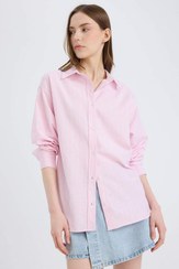 تصویر پیراهن زنانه صورتی دفکتو | D4015AX25SP Defacto 