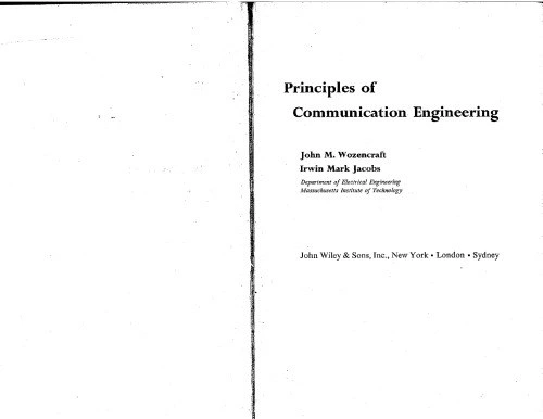 خرید و قیمت دانلود کتاب Principles of Communication Engineering 1966 | ترب