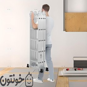 تصویر نردبان 20 پله آسانکار مدل استیلا 