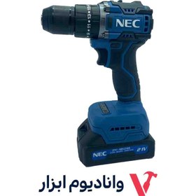 تصویر دریل شارژی براش لس چکشی 21 ولت NEC مدل 2188 