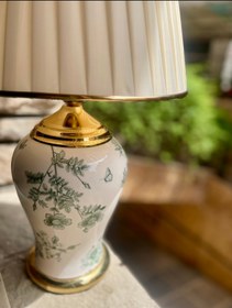 تصویر آباژور سرامیکی بوجیک سبز 