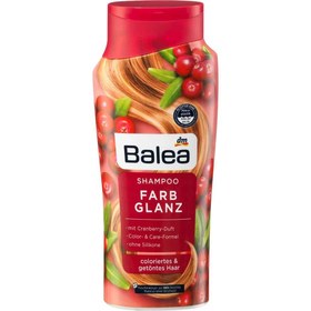 تصویر شامپو مناسب موهای رنگ شده باله آ مدل Balea FarbGlanz Balea shampoo color gloss with cranberry scent