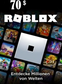 تصویر گیفت کارت ROBLOX آمریکا 70 دلاری 