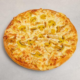 تصویر پیتزا مرغ و قارچ 