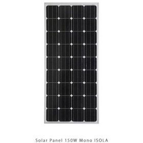 تصویر پنل 150 وات مونوکریستال برند ISOLA 
