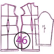 تصویر الگوی بالاتنه ترک سایز 46 