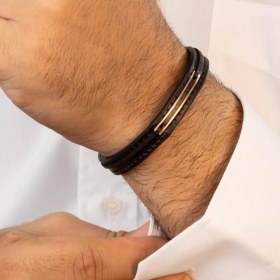 تصویر دستبند چرم افرا 464 