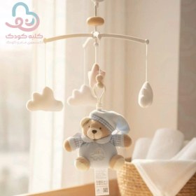 تصویر آویز تخت و کریر طرح خرس FlyByFly 30713 8.5cm 