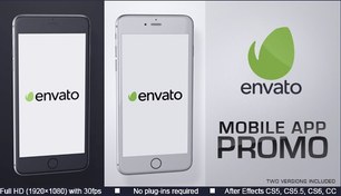 تصویر پروژه افترافکت معرفی اپلیکیشن موبایل- Mobile App Promo 