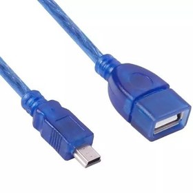 تصویر کابل USB به MINI USB برند One Max طول 30سانتی متر 5PIN USB CABLE ONEMAX 30CM