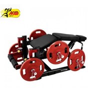 تصویر دستگاه بدنسازی پشت پا وزنه آزاد آسمان فیتنس 