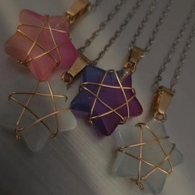 تصویر گردنبند ستاره سنگی 