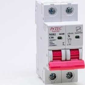 تصویر کلید مینیاتوری 25 آمپر۶k پارس تکنولوژی(ptec) 