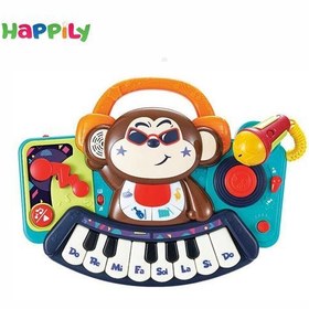 تصویر میمون دیجی هولا تویز Dj Monkey Keyboard 3137