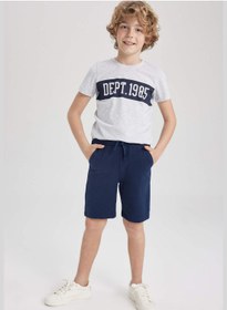 تصویر پک ۲ عددی شلوارک بافتنی پسرانه برند Defacto 2 Pack Boy Knitted Short