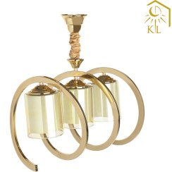 تصویر لوستر فنری سه شعله Loster