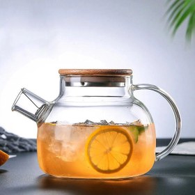 تصویر قوری پیرکس آنتی شوک اصل وارداتی امارات Pyrex anti-shock teapot