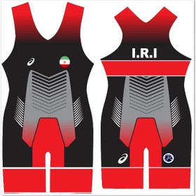 تصویر دوبنده کشتی asics کد 03 Wrestling sportswear asics Code 03
