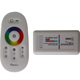 تصویر کنترلر RGB مدل wireless (رادیوئی) 24 آمپر تاچ - وارداتی 