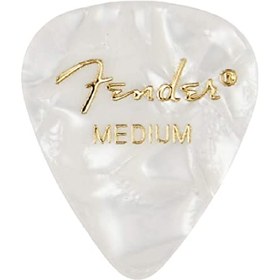 تصویر Fender Celluloid Picks 351 White Moto Medium 12 Pack 