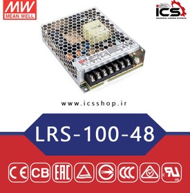 تصویر منبع تغذیه LRS-100-48 MEAN WELL LRS-100-48