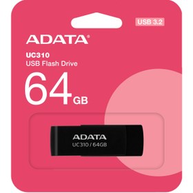 تصویر فلش 64 گیگ ای دیتا Adata UC310 USB3.2 ا Adata UC310 64GB USB3.2 Flash Drive Adata UC310 64GB USB3.2 Flash Drive