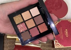 تصویر پلت سایه گلامور مولتی فینیش کیکو میلانو KIKO MILANO - 06 Kiko Milano Glamour Multi Finish Eyeshadow Palette 03 Burgundy Notes