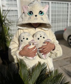 تصویر پتو تنپوش گربه 