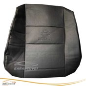 تصویر روکش صندلی نیسان پاترول چرم رنگ مشکی 