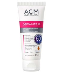 تصویر کرم ضد آفتاب دپی وایت ام رنگی ای سی ام ACM Depiwhite M Sunscreen Cream SPF 50