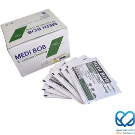 تصویر چسب آنژیوکت مدی باب سایز ۸×۶ سانتی متر MediBob angiocatheter adhesive 6×8 cm