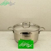 تصویر قابلمه استیل کرکماز مدل ALFA سایز 24 کد 1020 