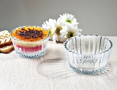 تصویر پیاله بلور کاوه مدل صدف بسته ۶ عددی 