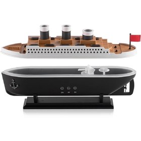 تصویر بخور سرد طرح کشتی تایتانیک با ریموت کنترل Titanic Ship Humidifier with Remote Control