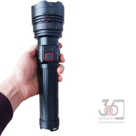 تصویر چراغ قوه پلیسی اسمال سان مدل T256 با نوردهی خیلی بالا SMALL SUN T256 model flashlight