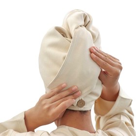 تصویر حوله مو مزینان 