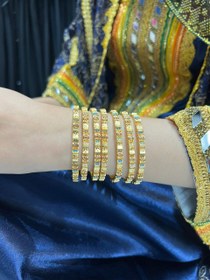 تصویر النگو خلیجی مینا کاری کد 20005 