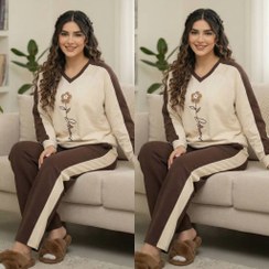 تصویر ست بلوز شلوار خونگی پنبه ای 