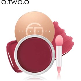 تصویر رژ لب و گونه کرمی او تو او O.TWO.O 2in 1 Lip and Cheek Hydrating Gloss 